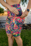 High Waist Long Shorts - Amplify