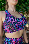 Keyhole Sports Bra - Glimmer