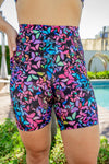 Mid Waist Mid Shorts - Glimmer