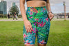 High Waist Long Shorts - Havana
