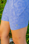 High Waist Unleashed Mid Shorts - Neptune