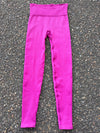 Sample High Waist 7/8 Seamless Tights - Pink