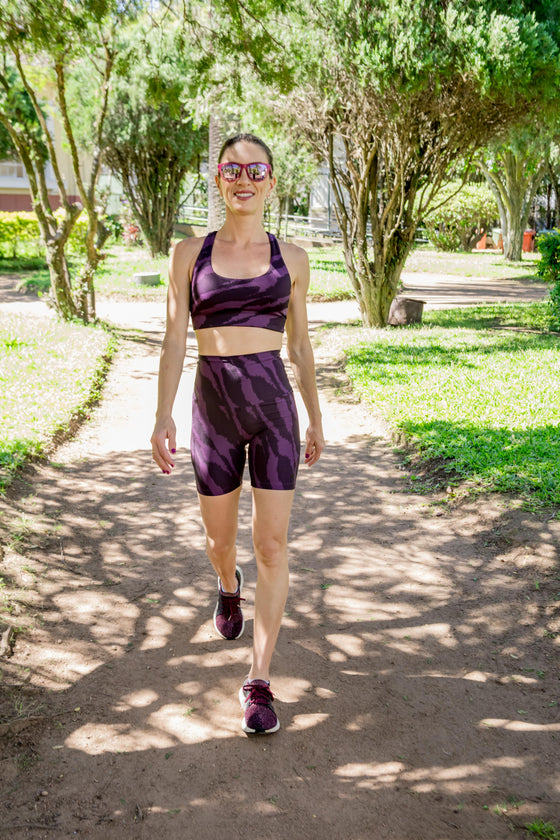 Factory Seconds: High Waist Mid Shorts - After Dark