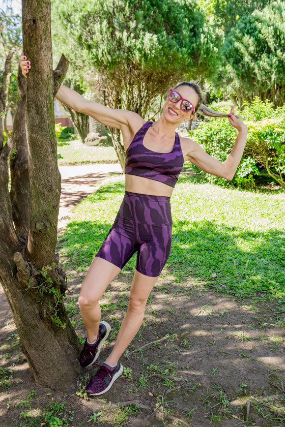 Factory Seconds: High Waist Mid Shorts - After Dark