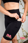 Pre order RMA High Waist Long Shorts - Black