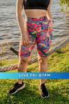 High Waist Long Shorts - Amplify