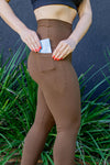 High Waist 3/4 - Hot Chocolate