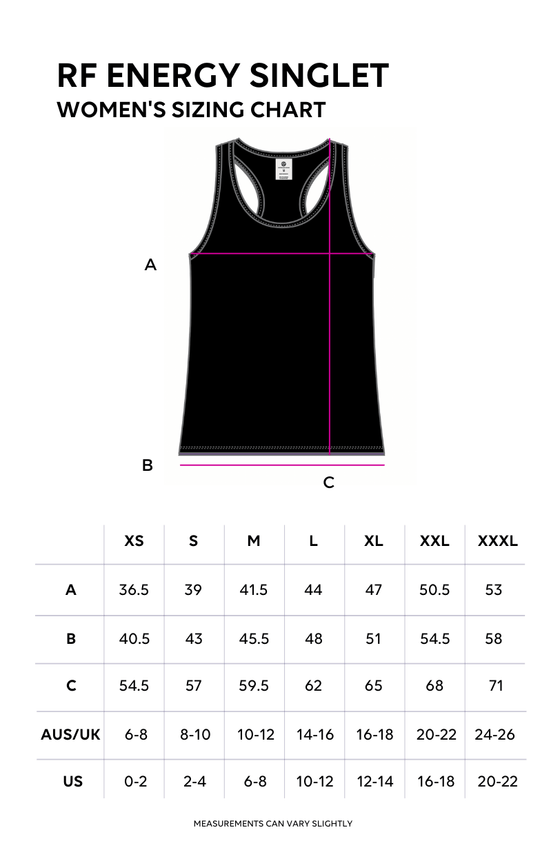 Energy Racerback Singlet - Black - RunFaster