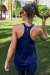 Fitness Racerback Singlet - Navy - RunFaster