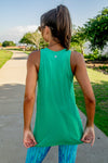 Fortune Wide Back Singlet - Sage - RunFaster