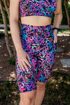 High Waist Long Shorts - Glimmer