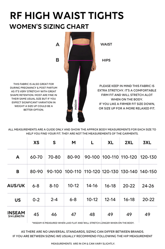 High Waist 3/4 - Black - RunFaster