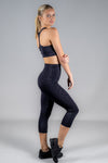 High Waist 3/4 - Unleashed 2.0 Black - RunFaster