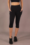 High Waist 5/8 - Black - RunFaster