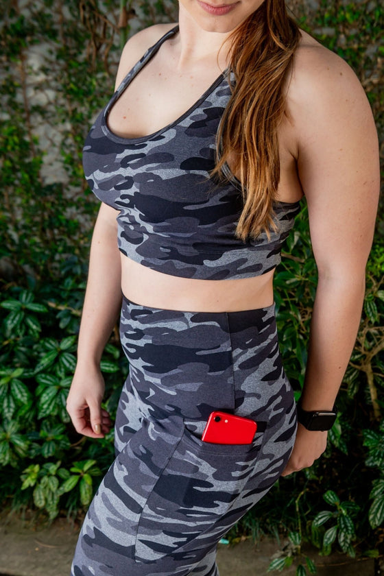 High Waist 7/8 - Camo - RunFaster