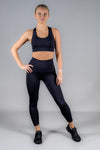 High Waist 7/8 - Unleashed 2.0 Black - RunFaster