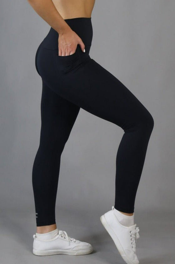 High Waist FL - Black - RunFaster