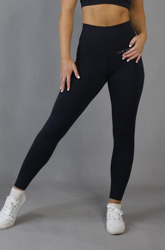 High Waist FL - Black - RunFaster