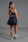 High Waist Saskia Skort - Black - RunFaster