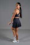 High Waist Saskia Skort - Black - RunFaster
