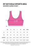 Keyhole Sports Bra - Black - RunFaster