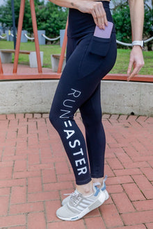  Logo High Waist FL - Black - RunFaster