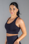 Matrix Sports Bra - Black - RunFaster