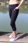 Mid Waist 3/4 - Black - RunFaster