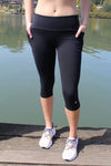 Mid Waist 5/8 - Black - RunFaster