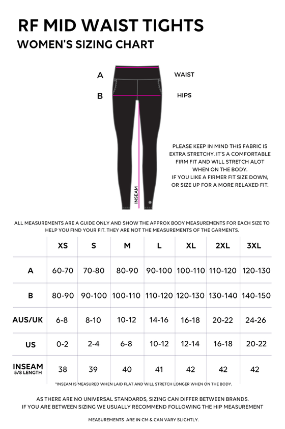 Mid Waist 5/8 - Black - RunFaster