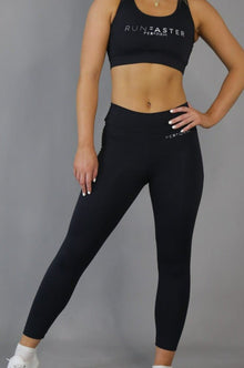  Mid Waist 7/8 - Black - RunFaster