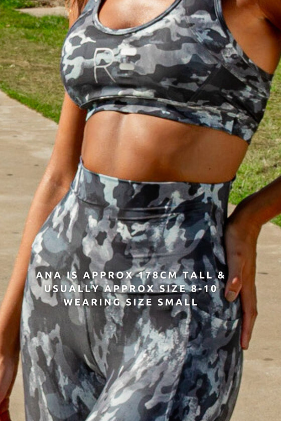 Mid Waist Mid Shorts - Combat - RunFaster