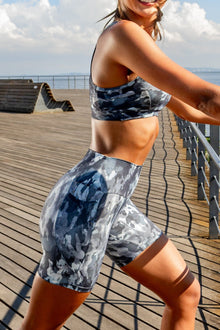  Mid Waist Mid Shorts - Combat - RunFaster