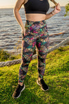 High Waist 7/8 - Obsidian