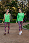 Sprinter Long Sleeve - Fluro Green - RunFaster