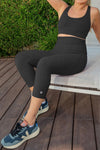 High Waist Unleashed 3/4 - Black